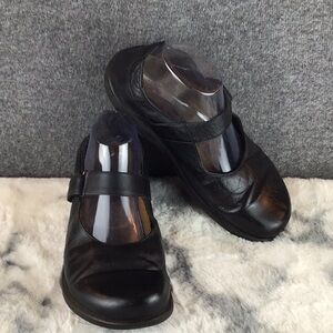 Footprints by Birkenstock Annapolis Black Leather Maryjane’s Size 39